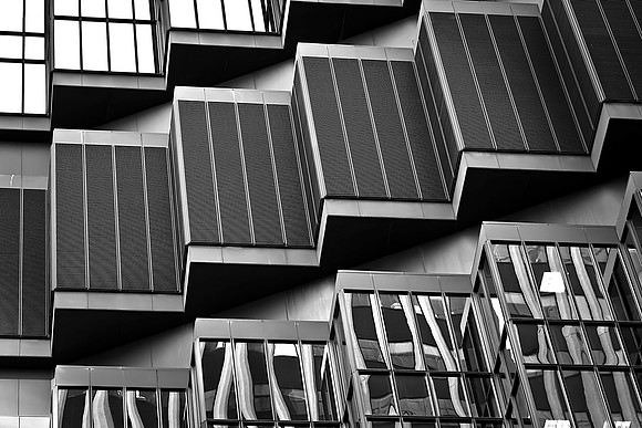 Stairs?The next time you're on the Nicollet Mall, look up and you will see the design on the building facade that looks like stairs. Can you guess which tall building this is?